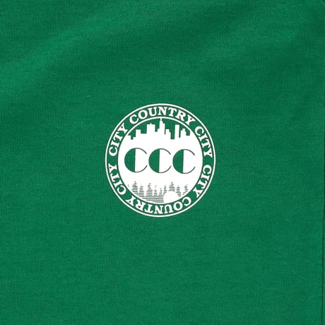 Embroidered Logo Cotton T-shirt_CCCC_DEEP GREEN