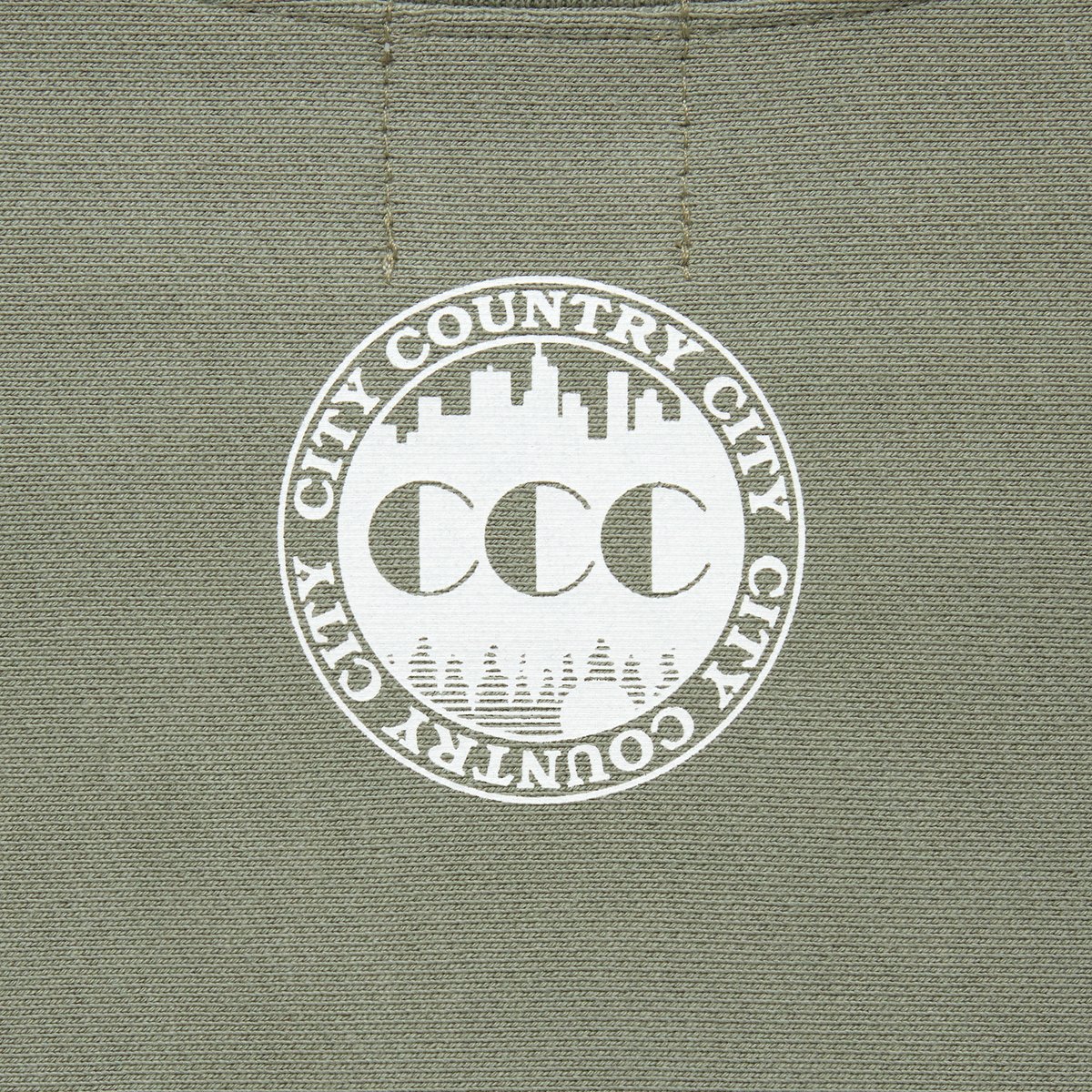 APPLIQUE LOGO COTTON SWEATSHIRT_CCC_OD | CITY C