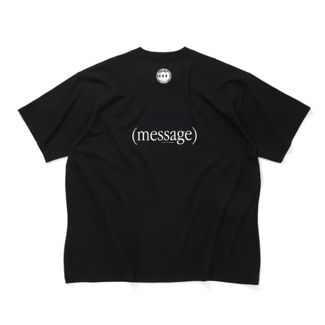 COTTON T-SHIRT_KOTOZUKE_BLACKxWHITE