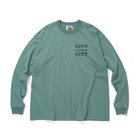 COTTON L/S T-SHIRT_CITY COUNTRY CITY_GREEN