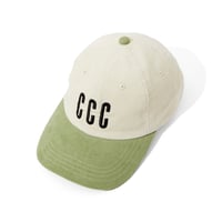 EMBROIDERED LOGO CORDURY CAP_IVORY/OD