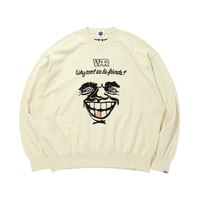 CITY COUNTRY CITYx WAR INTARSIA KNIT_WHY CAN'T WE BE FRIENDS? _IVORY