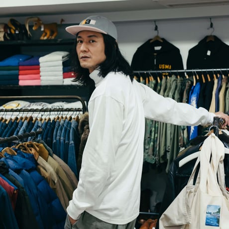 COTTON TURTLE NECK L/S T-SHIRT