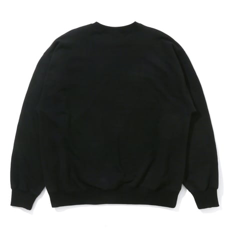 ARCHIVE SALE_Cotton Sweat Shirt_College Logo_Black