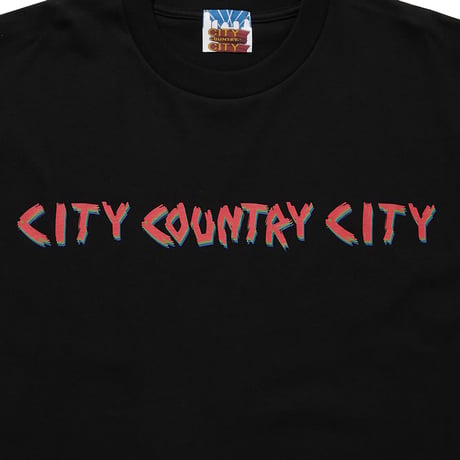 Cotton T-shirt_City Country City_BLACK