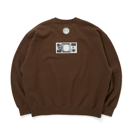 SWEATSHIRT_マン券_BROWN