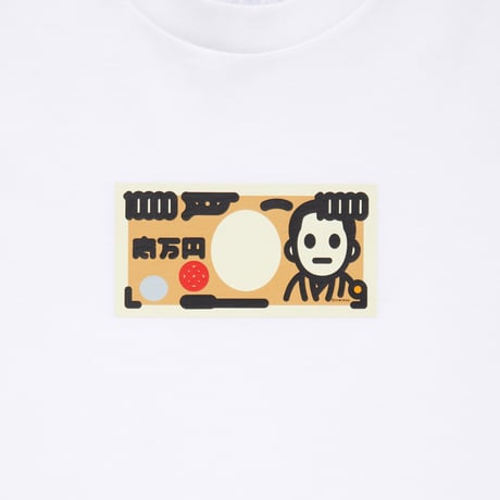 COTTON S/S T-SHIRT_マン券_WHITE
