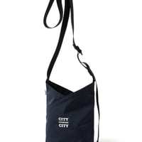 AZUMA SHOULDER BAG  NYLON OXFORD for CITY COUNTRY CITY_NAVY