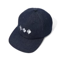 Embroidered Logo Denim Cap_City Country City_Blue