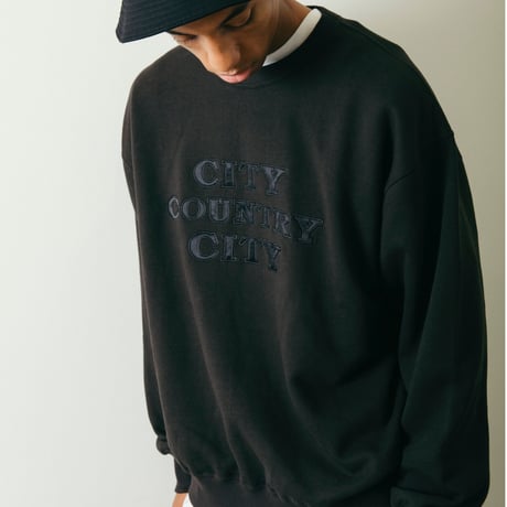 APPLIQUE LOGO COTTON SWEAT SHIRT