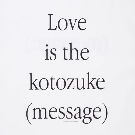 COTTON T-SHIRT_KOTOZUKE_WHITExBLACK