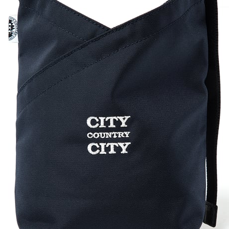 AZUMA SHOULDER BAG  NYLON OXFORD for CITY COUNTRY CITY_NAVY