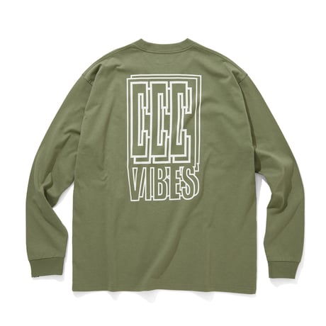 ARCHIVE SALE_EMBROIDERED LOGO COTTON L/S T-SHIRT_CCC VIBES_OD