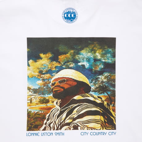 CITY COUNTRY CITY x LONNIE LISTON SMITH_COTTON T-SHIRT_EXPANSIONS_WHITE