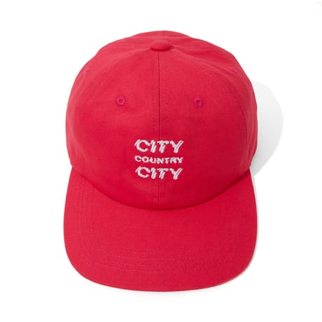 Embroidered Logo Cotton Cap_City Country City_Pink