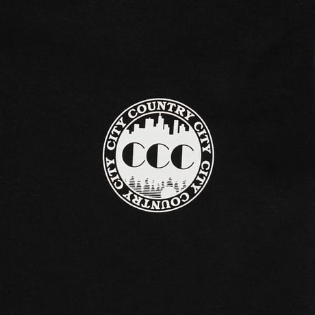 Embroidered Logo Cotton T-shirt_CCCC_BLACK