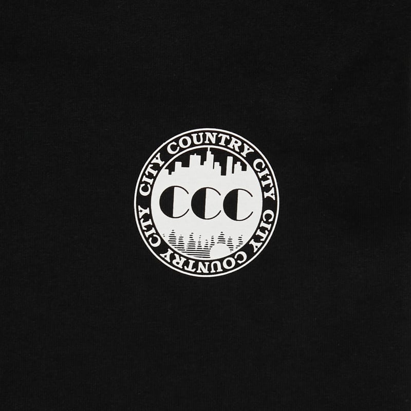 Embroidered Logo Cotton T-shirt_CCCC_BLACK | CI