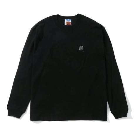 Embroiderd Logo Cotton L/s T-shirt_Black