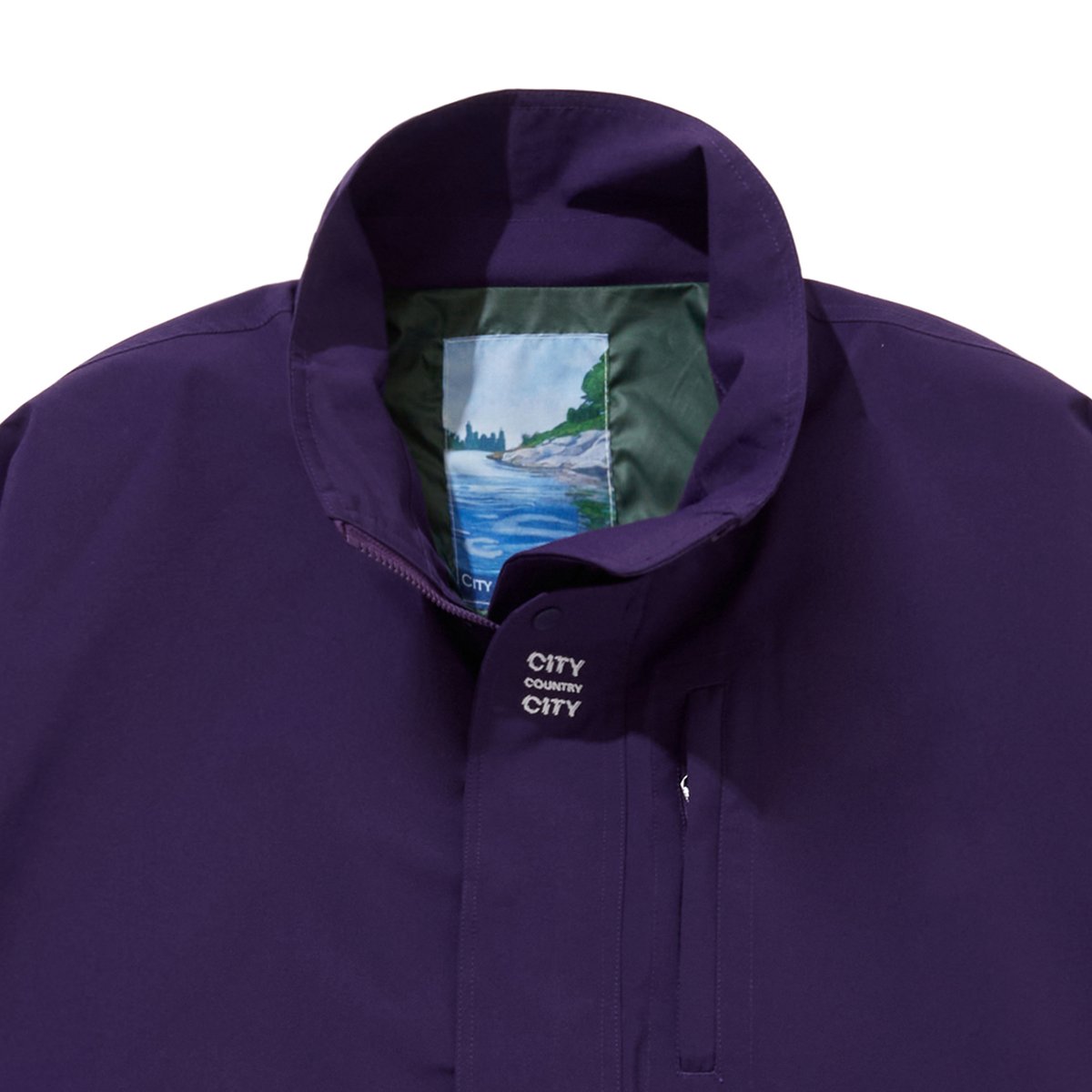 Zip Up Jacket_Purple