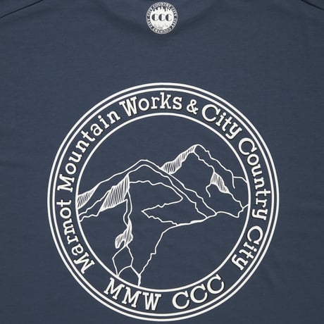 CITY COUNTRY CITYx Marmot_MMWCCC EVERYWHERE T-SHIRT_MMWCCC_BLUE
