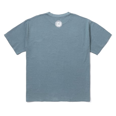 Embroidered Logo Overdye Boder T-shirt