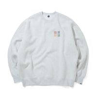 EMBROIDERED LOGO SWEATSHIRT_CCCC_AH GRAY