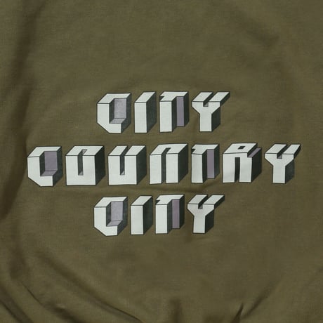 ARCHIVE SALE_Embroiderd Logo Cotton Zip Up Hoodie_ Sound City Country City_Olive