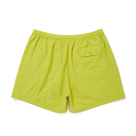 EMBROIDERD LOGO STRECH NYLON EASY SHORTS_LEMON