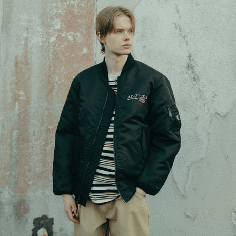 CITY COUNTRY CITY x AVIREX_EMBROIDERED LOGO MA-1