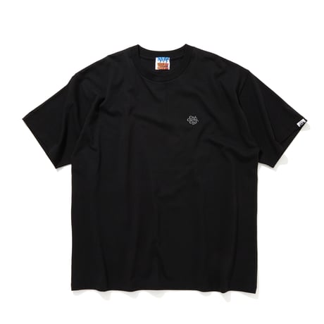 Embroidered Logo Cotton T-shirt_Park_BLACK