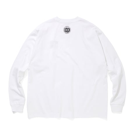 EMBROIDERED LOGO COTTON L/S T-SHIRT_CCCC_WHITE