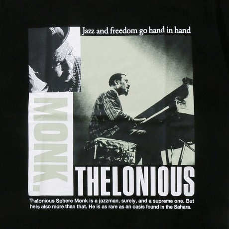 Cotton T-shirt_Thelonious Monk (Piano,Composer)