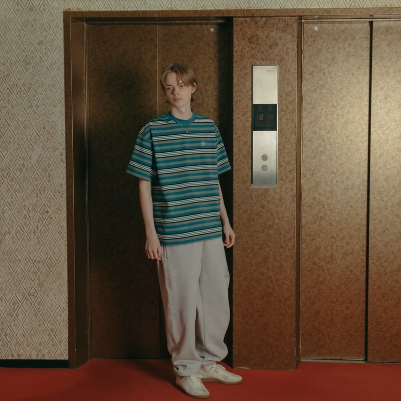 【極美品】 CREST CLOTHING Border long T shirt 極美品】 CREST CLOTHING Border long T shirt