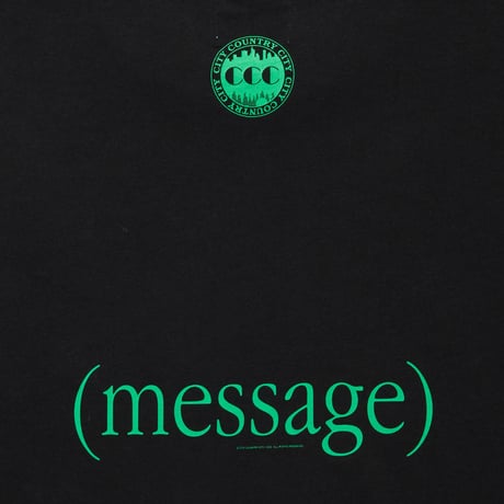 COTTON T-SHIRT_KOTOZUKE_BLACKxGREEN