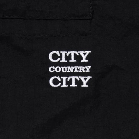 TASLAN NYLON  S/S SHIRTS_BLACK