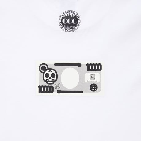 COTTON S/S T-SHIRT_マン券_WHITE