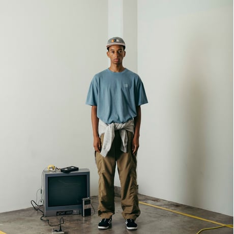 ARCHIVE SALE_EMBROIDERD LOGO NYLON PANTS