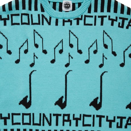KNIT SWEATER_CITY COUNTRY CITY JAZZ_BLUE