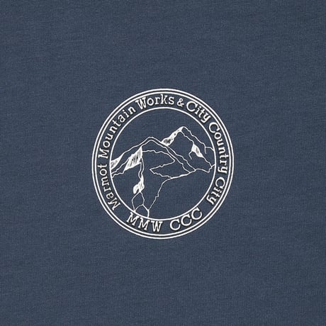 CITY COUNTRY CITY x Marmot_MMWCCC EVERYWHERE L/S T-SHIRT_BLUE