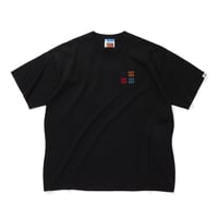 EMBROIDERED LOGO COTTON T-SHIRT_CCCC_BLACK