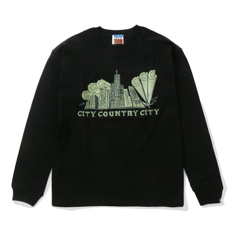 Cotton L/s T-shirt_House,Dance,Deep_Black