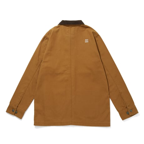CITY COUNTRY CITY x Dickies_DUCK CANVAS UNLINED CHORE COAT_BROWN