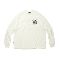 CITY COUNTRY CITY x Marmot_FEEL UP  L/S T-SHIRT_WHITE