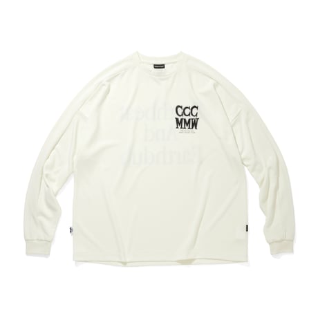 CITY COUNTRY CITY x Marmot_FEEL UP  L/S T-SHIRT_WHITE