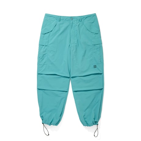 TASLAN NYLON  OVER SIZE PANTS_BLE