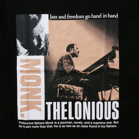 Cotton T-shirt_Thelonious Monk (Piano,Composer)