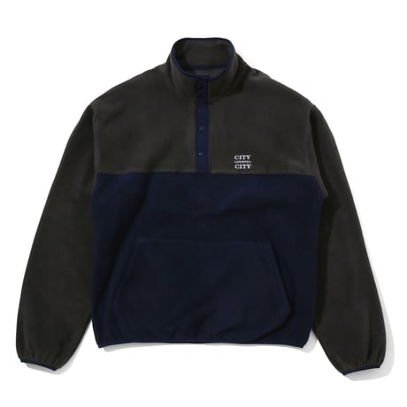 LOGO EMBROIDERY FLEECE PULLOVER
