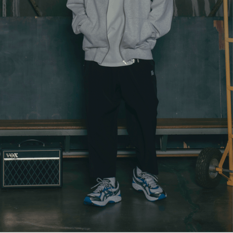 Embroiderd Logo Strech Easy Pants_Black