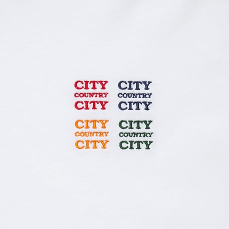 <Restock>Embroidered Logo Cotton T-shirt_CCCC_WHITE