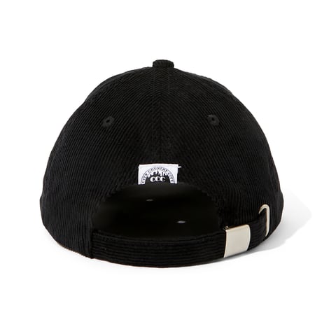 EMBROIDERED LOGO CORDURY CAP_BLACK